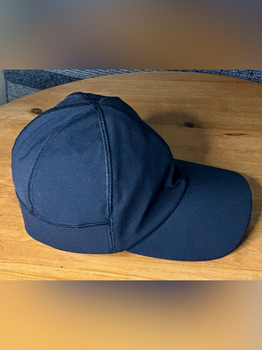 lululemon athletica Black Performance Workout Cap Hat Adult Small EUC - Picture 5 of 7